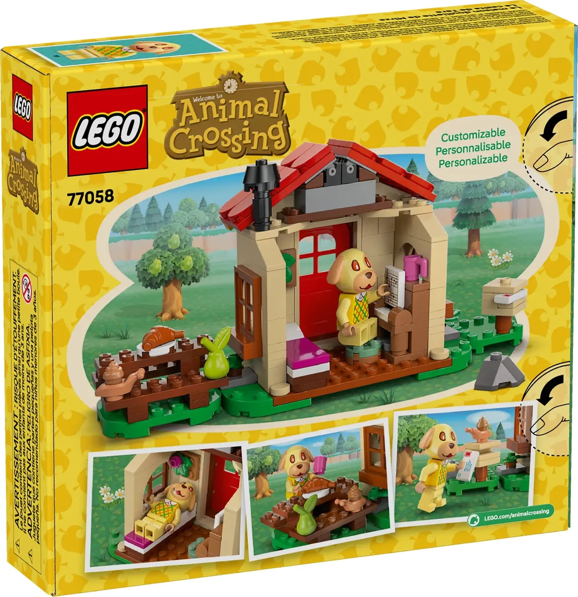 Конструктор LEGO Animal Crossing Затишний будинок Goldie