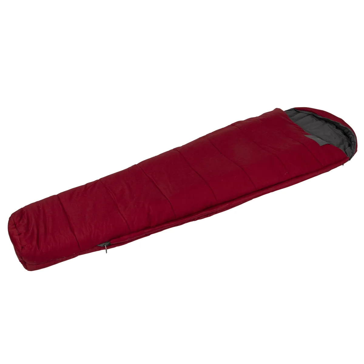 Спальний мішок Bo-Camp Polyester 240х80 см Червоний/Сірий