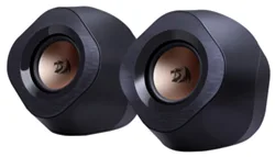 Акустика Redragon 2.0 пластикова чорна з RGB підсвічуванням та Bluetooth
