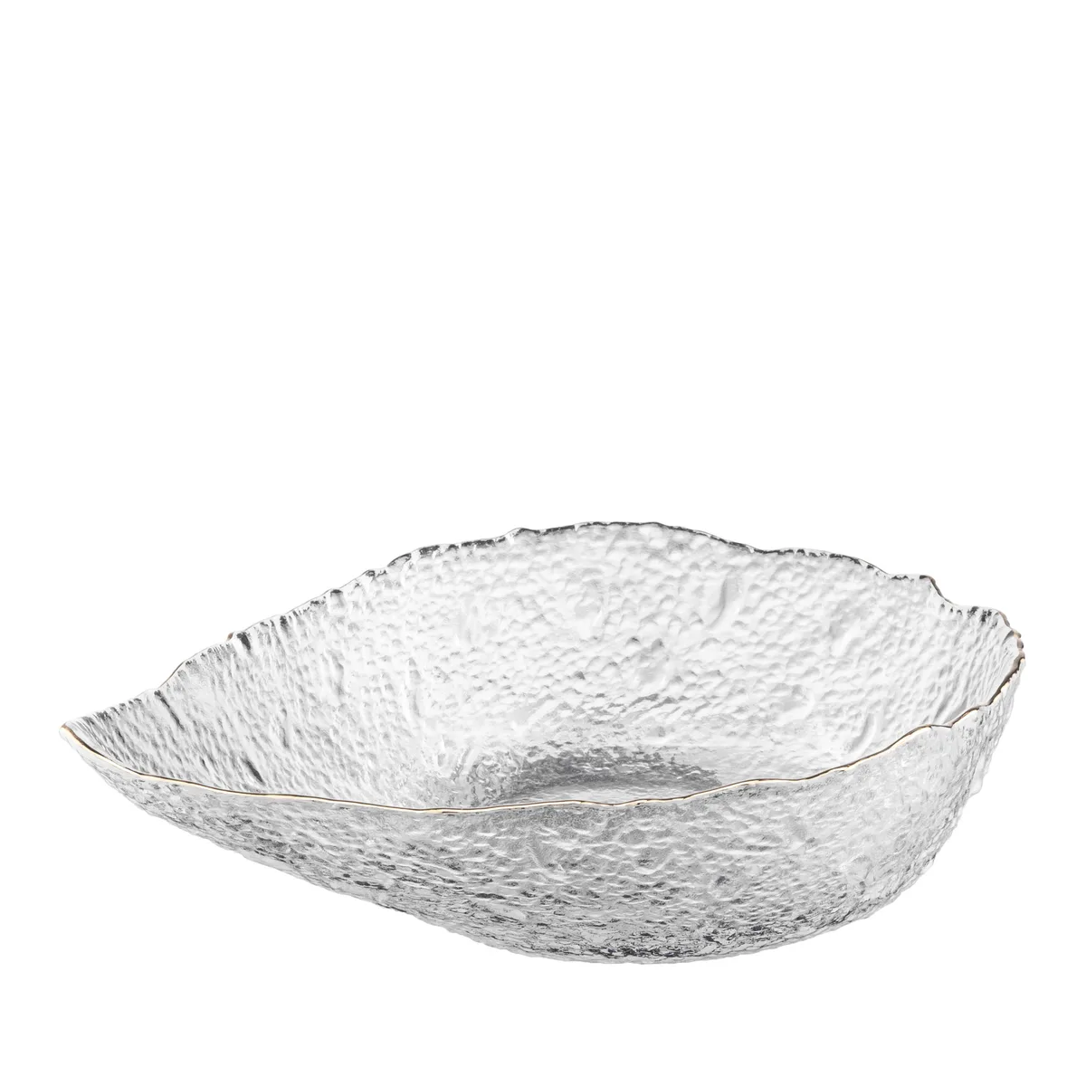 Салатник ARDESTO Leaf, 21.5 см, прозоре скло.