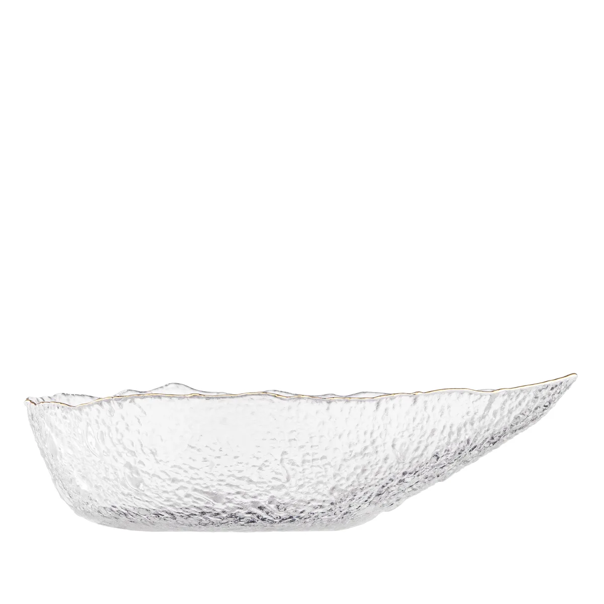 Салатник ARDESTO Leaf, 21.5 см, прозоре скло.