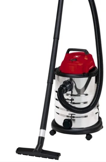 Професійний пилосос Einhell TC-VC 1930 S з контейнером 30 л, потужністю 190 мБар та вагою 5.6 кг.