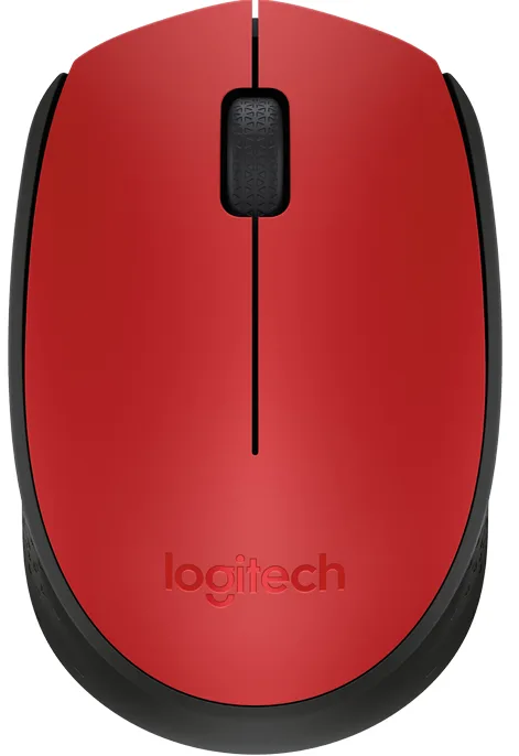 Миша Logitech бездротова оптична маленька червона 1000 dpi