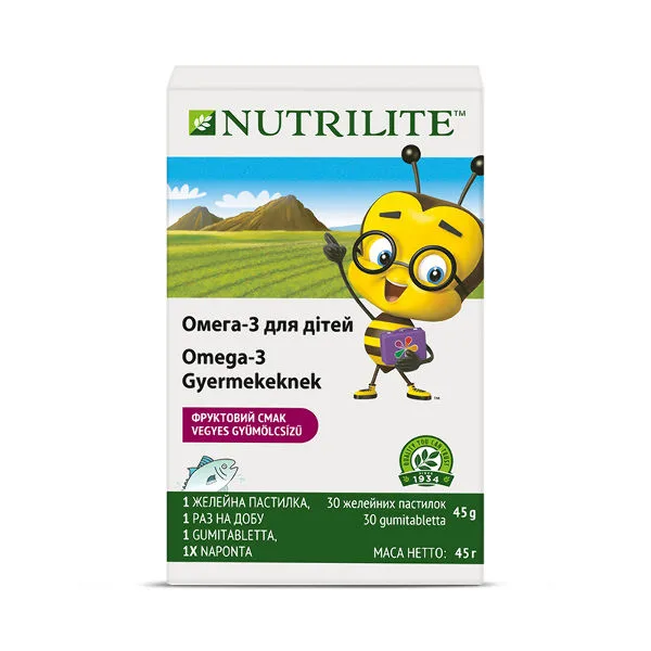 Nutrilite™ Омега-3 для детей, 30 капс. Амвей