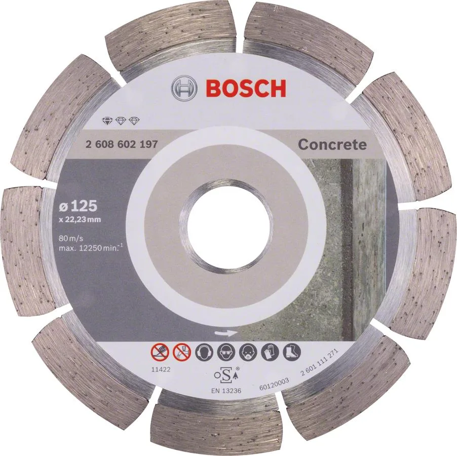 Диск алмазний Bosch Professional Standard для бетону, 125х22.23мм