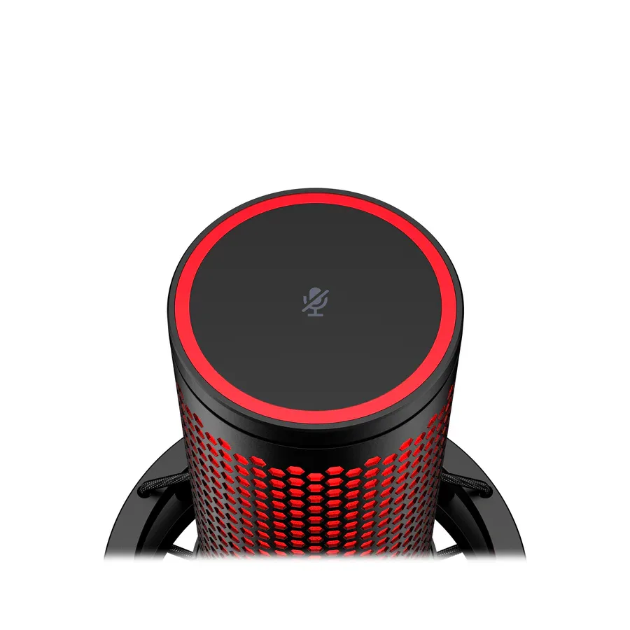 Мікрофон геймінговий HyperX QuadCast 2, Omni/Uni/Bi, USB-A, 3м, RGB, чорний