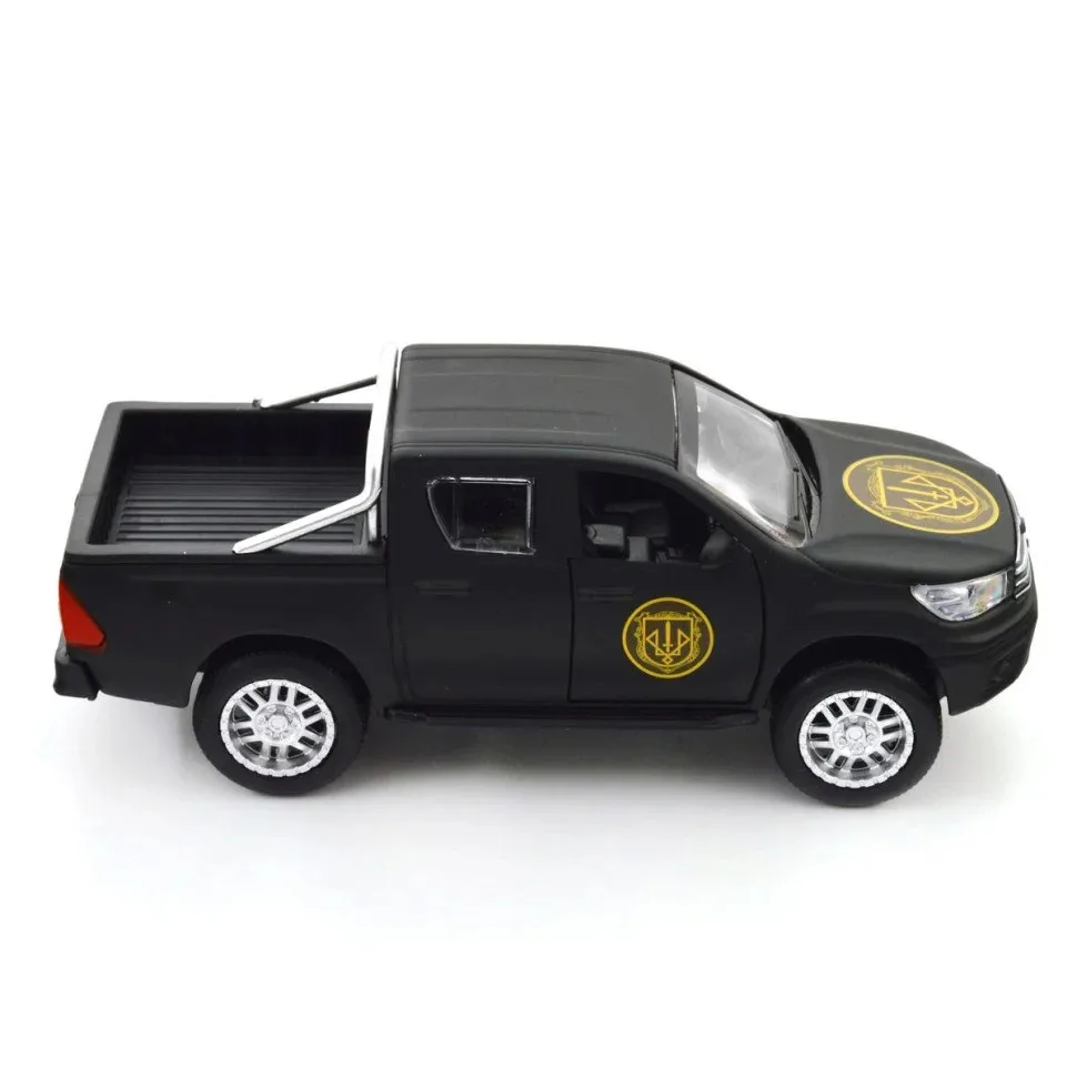 Автомодель металлическая Toyota Hilux 1:40 Спартан зелёная ProDobro