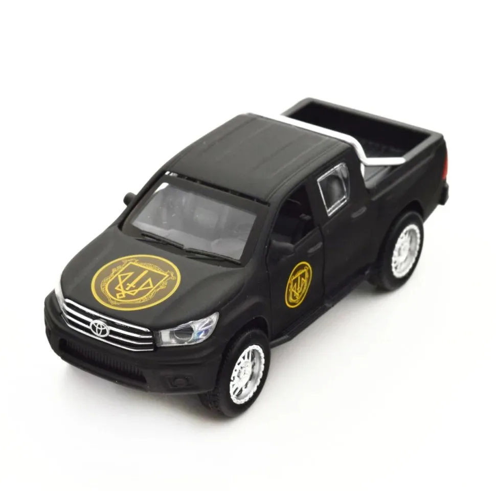 Автомодель металлическая Toyota Hilux 1:40 Спартан зелёная ProDobro