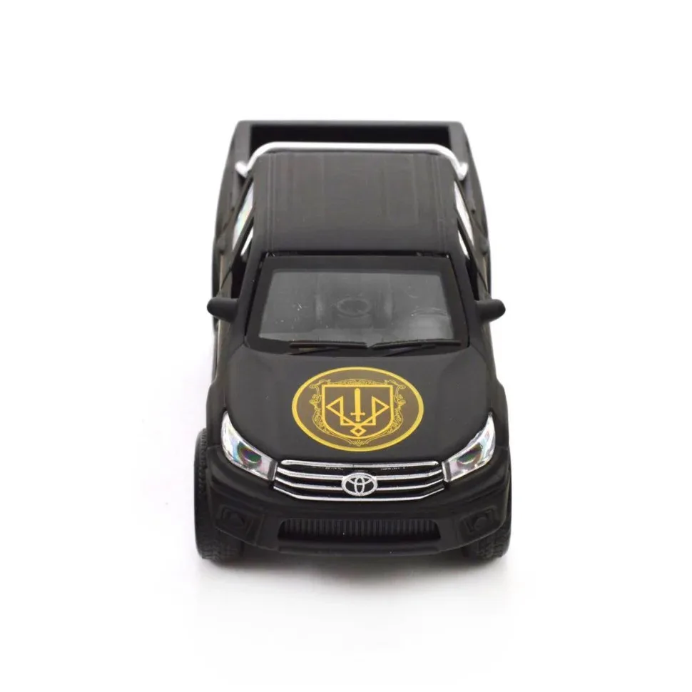 Автомодель металлическая Toyota Hilux 1:40 Спартан зелёная ProDobro