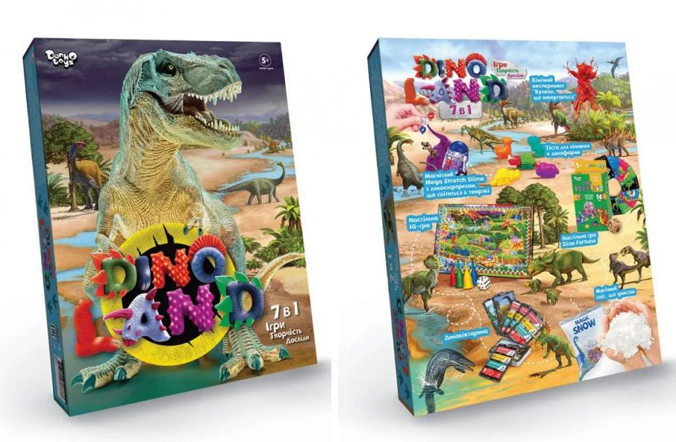 Набір креативного творчості Danko Toys 7 в 1 для дітей Пластик Багатоколірний