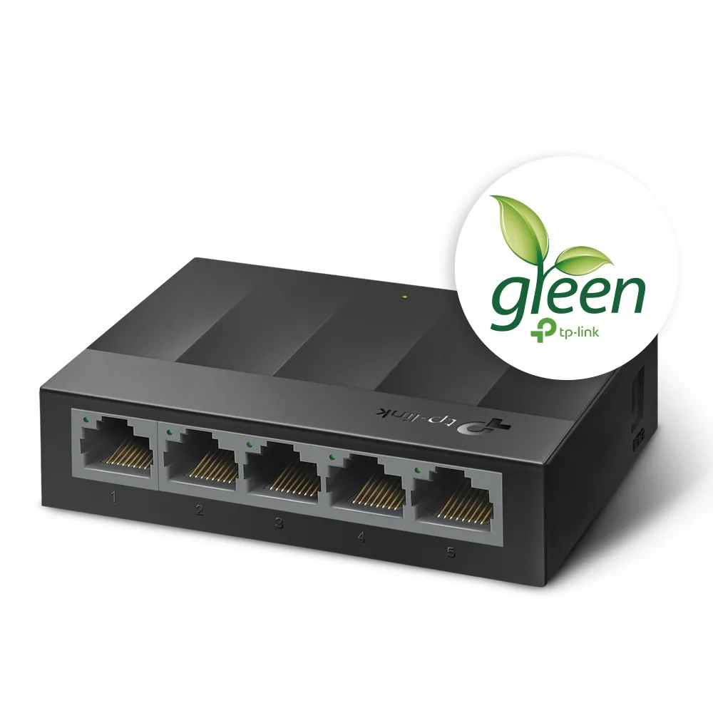Коммутатор TP-LINK LS1005G 5xGE, Некоммутируемый