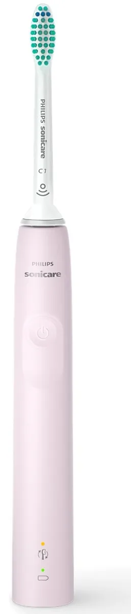 Електрична зубна щітка Philips Sonicare 3100 серії, 31 тис. коливань/хв, 1 насадка, рожевого кольору.