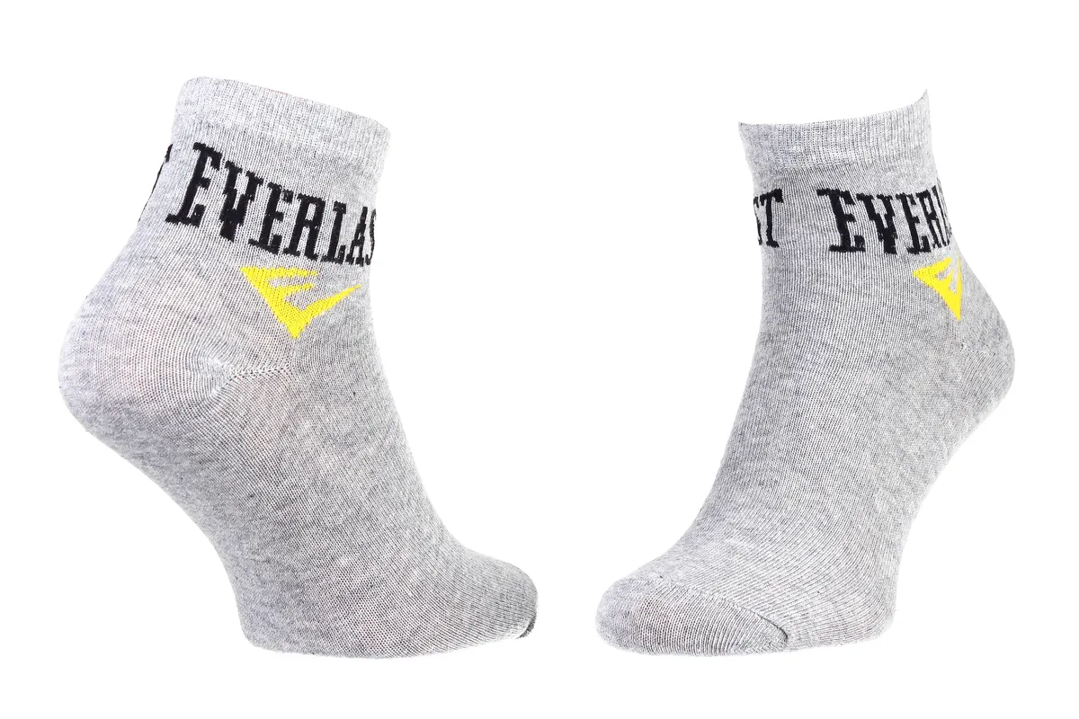 Шкарпетки Everlast 70% бавовна 35-40 сірі 3 пари