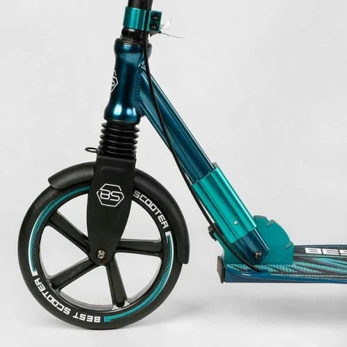 Алюмінієвий самокат Best Scooter з амортизатором та PU колесами для дітей та дорослих.