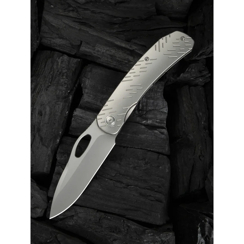 Ніж складаний Weknife титановий 213,4 мм сірий CPM 20CV