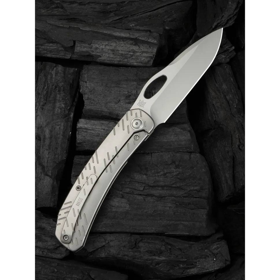 Ніж складаний Weknife титановий 213,4 мм сірий CPM 20CV