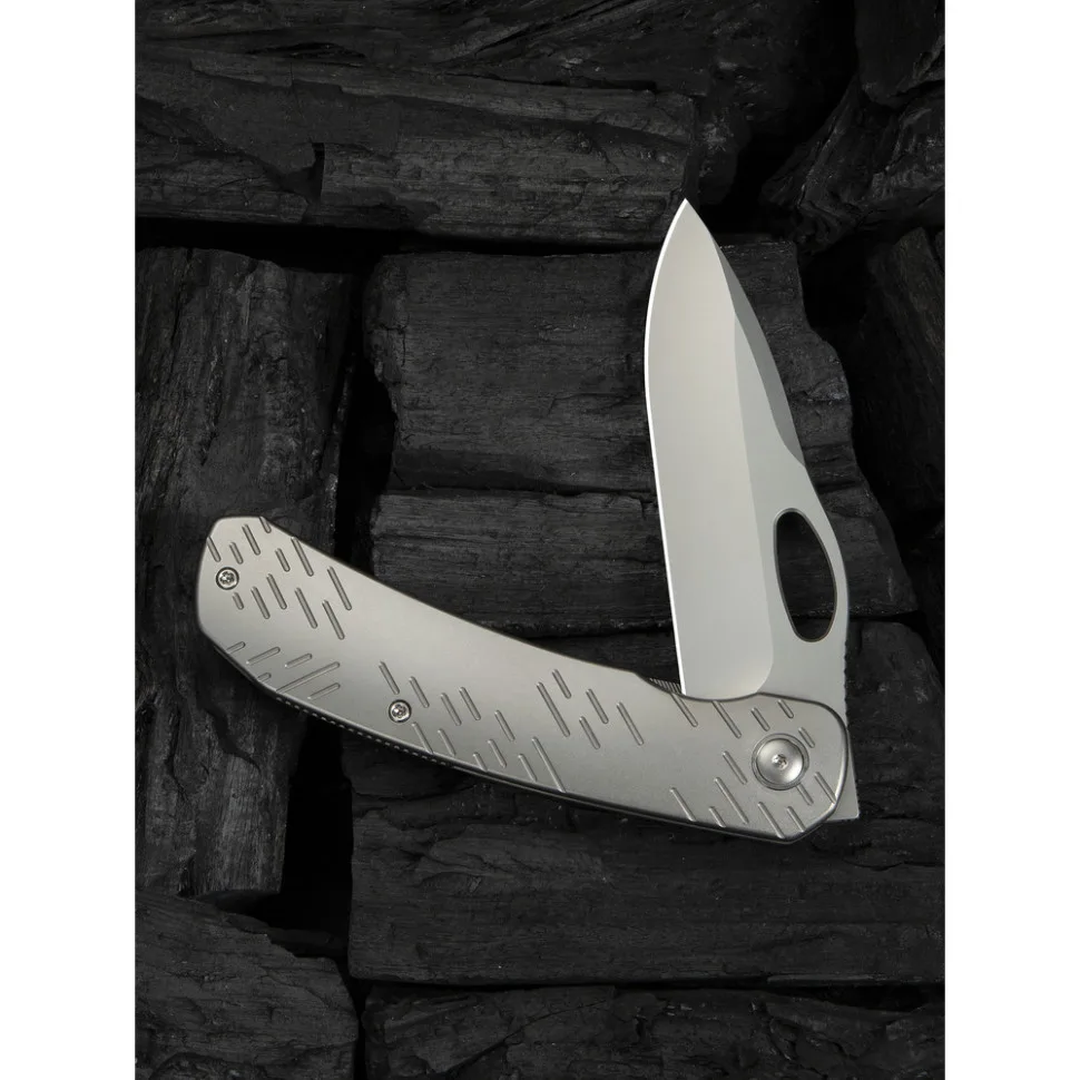 Ніж складаний Weknife титановий 213,4 мм сірий CPM 20CV
