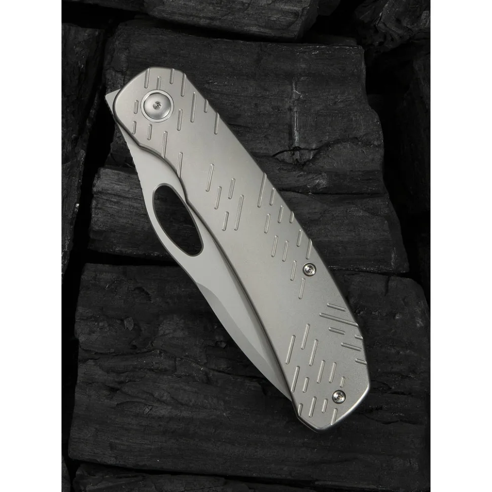 Ніж складаний Weknife титановий 213,4 мм сірий CPM 20CV