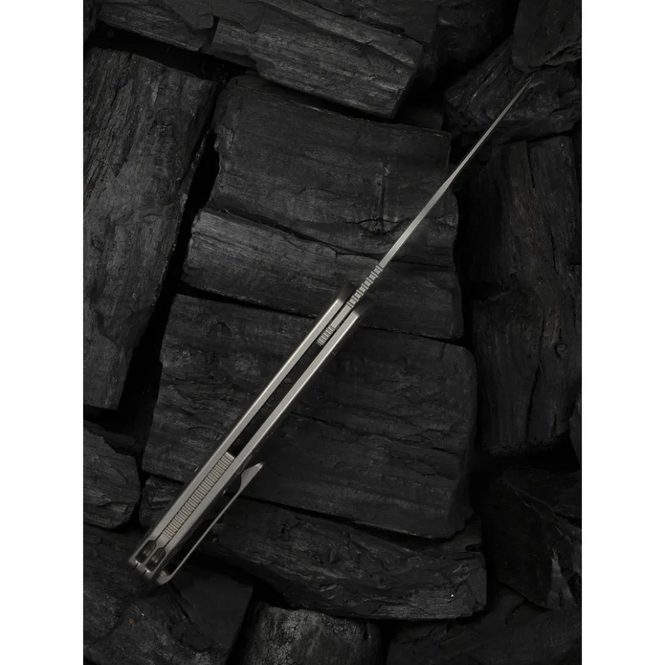 Ніж складаний Weknife титановий 213,4 мм сірий CPM 20CV