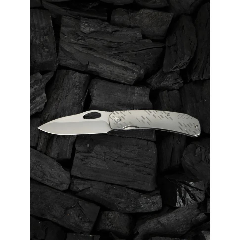 Ніж складаний Weknife титановий 213,4 мм сірий CPM 20CV