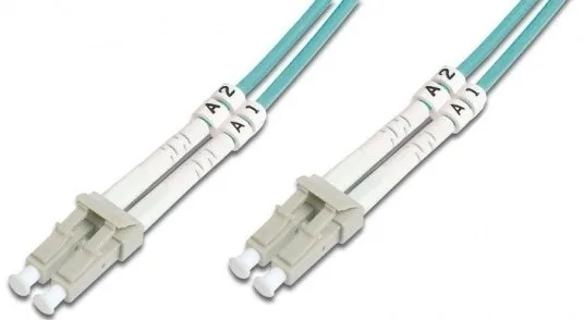 Патч-корд волоконно-оптичний DIGITUS LC/UPC-LC/UPC, 50/125, MM, OM3, duplex, 2м