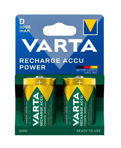 Акумулятор VARTA NiMh D 3000 мАг 2 шт