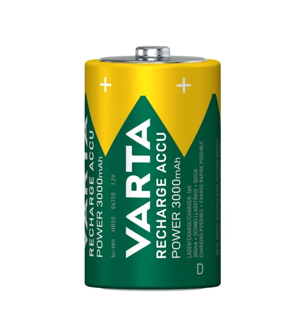Акумулятор VARTA NiMh D 3000 мАг 2 шт
