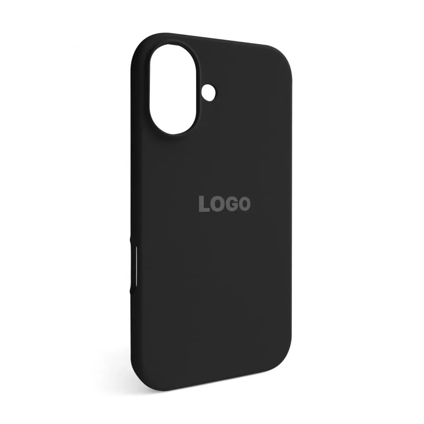 Чохол силіконовий для Apple iPhone 16  чорний