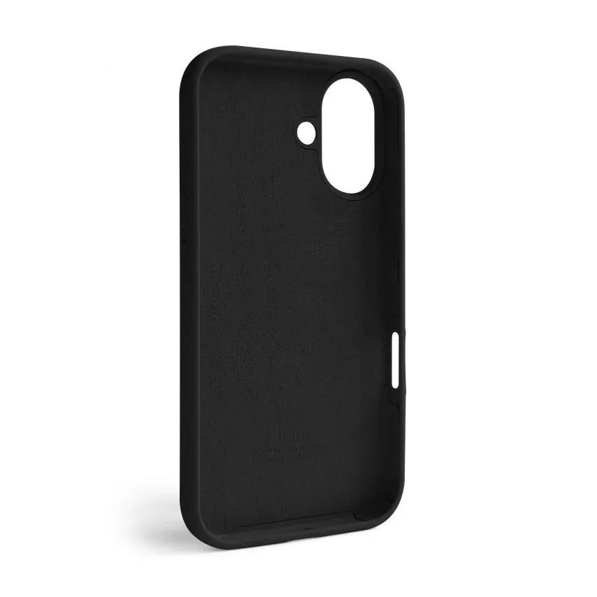 Чохол силіконовий для Apple iPhone 16  чорний