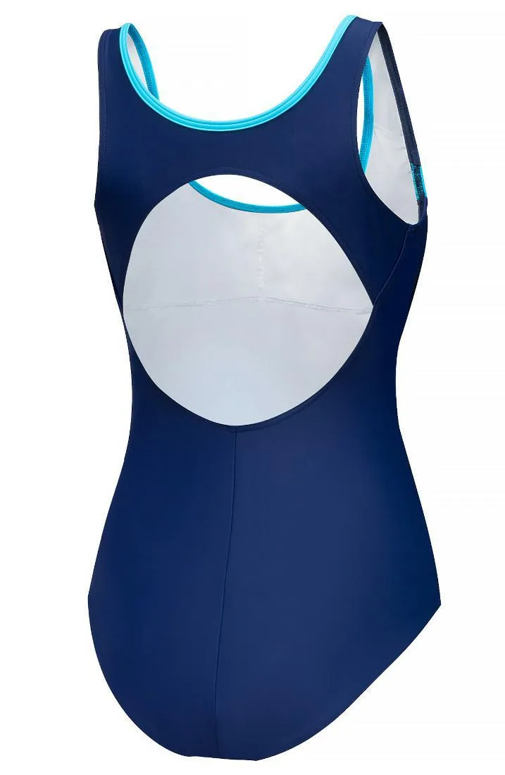 Купальник Aqua Speed поліамід 36 темно-синій бірюзовий