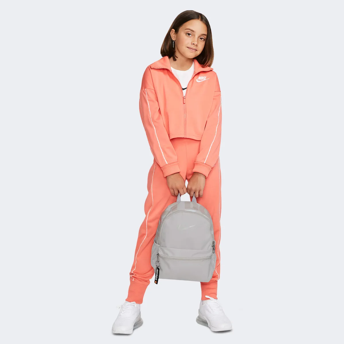 Рюкзак NIKE поліестер 33x25x13 см сірий дитячий