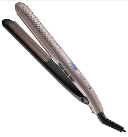 Випрямляч волосся Remington Wet 2 Straight Pro, 52 Вт, 10 температурних режимів, 140-230°C, керамічне покриття, золотистий.