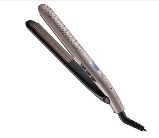 Випрямляч волосся Remington Wet 2 Straight Pro, 52 Вт, 10 температурних режимів, 140-230°C, керамічне покриття, золотистий.