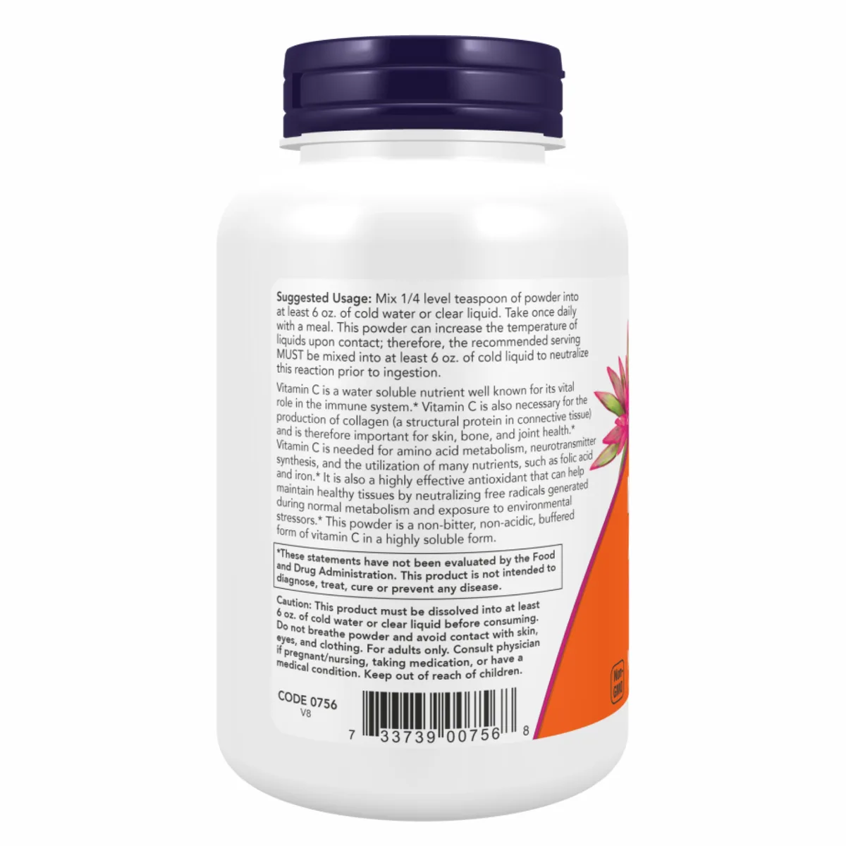 Порошкова добавка Now Foods Аскорбат магнію 227 г