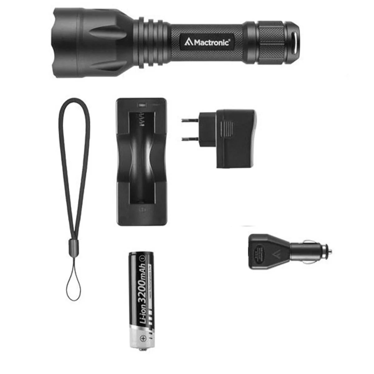 Тактичний ліхтар Mactronic CREE XHP50.2 1550 Lm чорний 160х46 мм