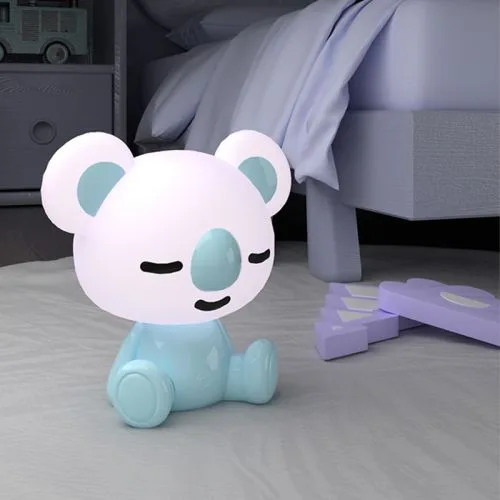 Светильник-ночник LED Koala с аккумулятором голубой для детской спальни ночной светильник RGB