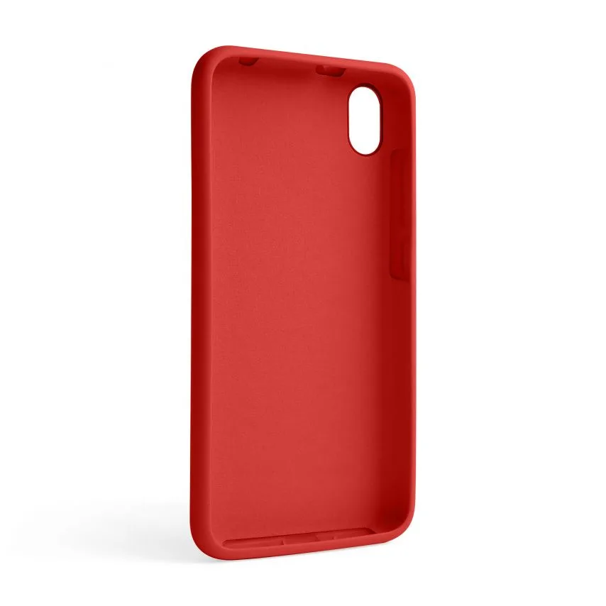 Чохол силиконовий червоний для смартфона Xiaomi Redmi 7A без логотипу