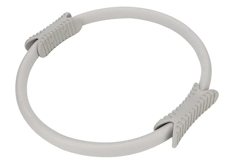 Кільце для пілатесу EasyFit поліпропілен EVA 38 см сіре