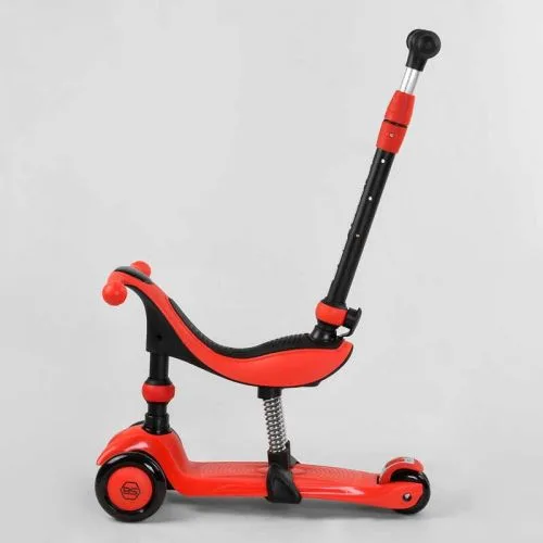 Самокат трехколесный Best Scooter с ручкой для детей от 1 года