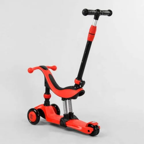 Самокат трехколесный Best Scooter с ручкой для детей от 1 года