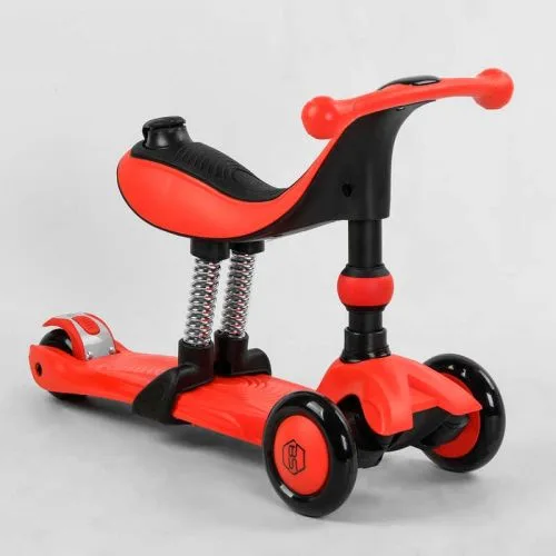 Самокат трехколесный Best Scooter с ручкой для детей от 1 года