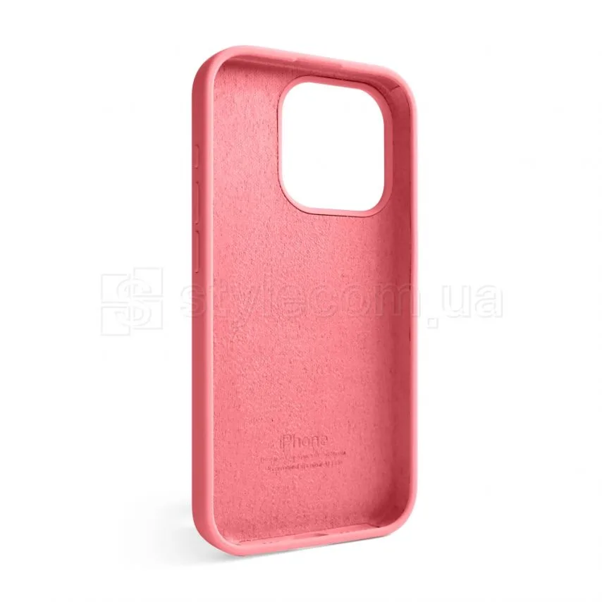 Чохол силіконовий для Apple iPhone 15 Pro  рожевий