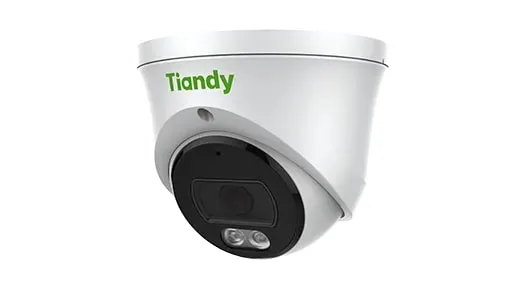 IP-камера Tiandy TC-C34XP Спецификация: W/E/Y/2.8mm/V4.0, 4MP, цветной купольный, 2.8mm, f/1.0, LED 15m, DC 12V, PoE, IP67