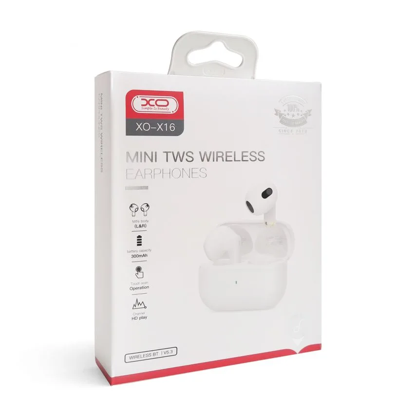 Наушники Bluetooth XO PC+ABS Белый