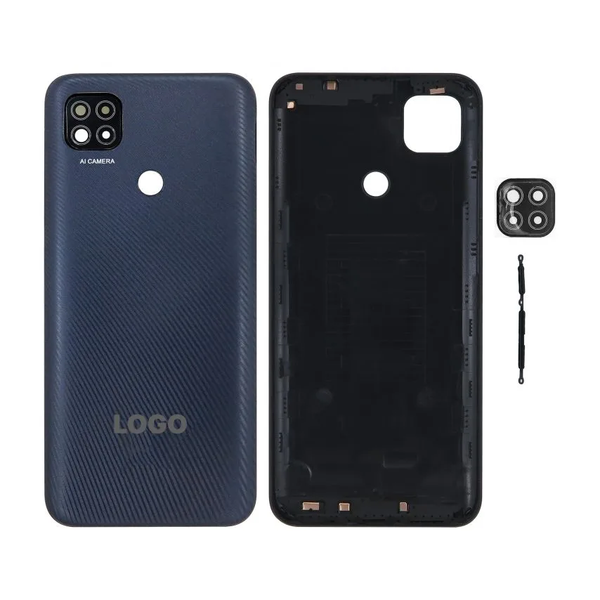 Задняя крышка Xiaomi пластиковая серого цвета High Quality.