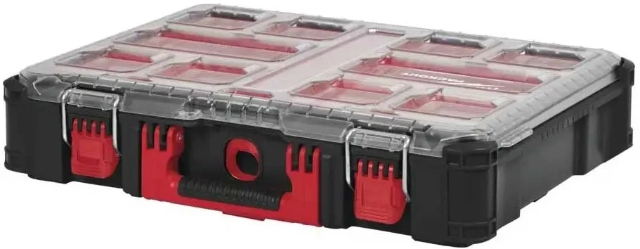 Універсальний органайзер Milwaukee Packout, 10 секцій, 50х38x12 см, пластиковий.