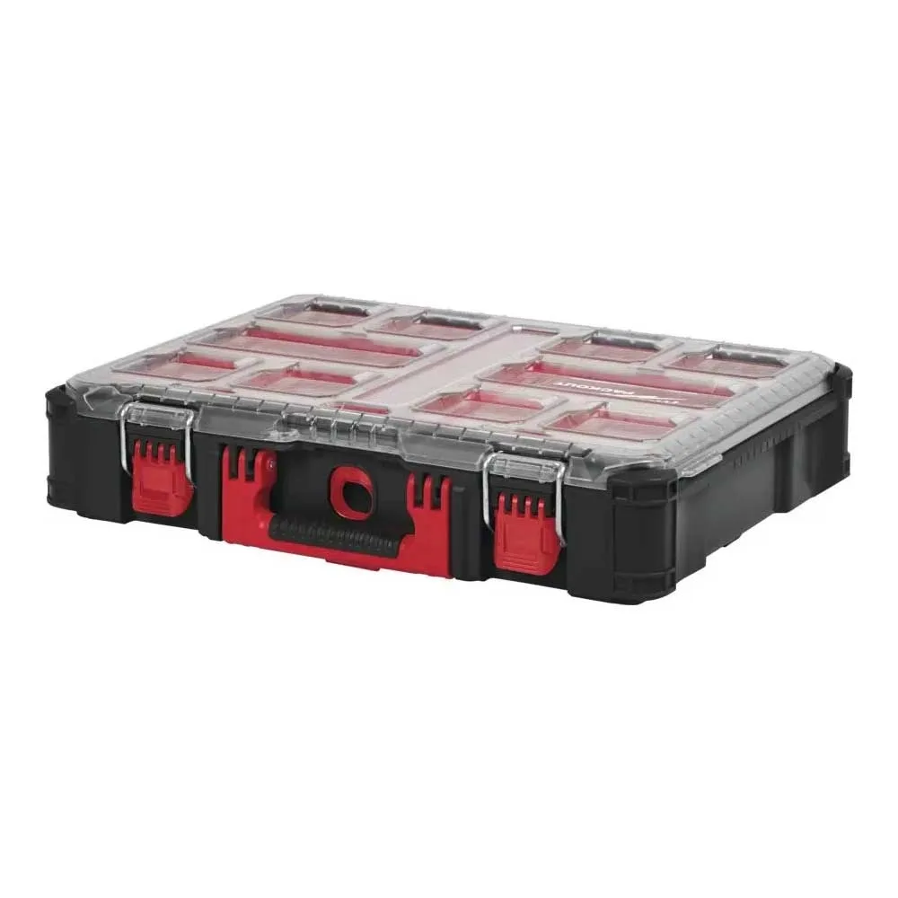 Універсальний органайзер Milwaukee Packout, 10 секцій, 50х38x12 см, пластиковий.