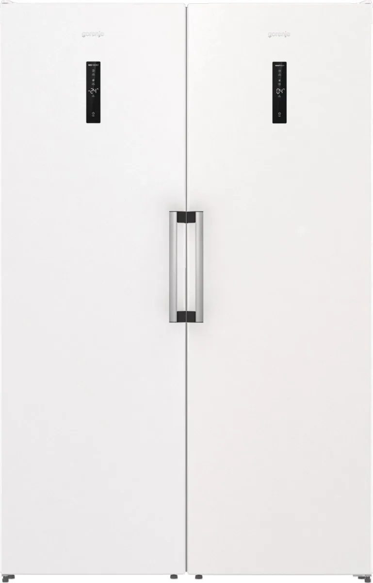 Морозильная камера Gorenje 280л вертикальная No Frost с инвертором для хранения продуктов.