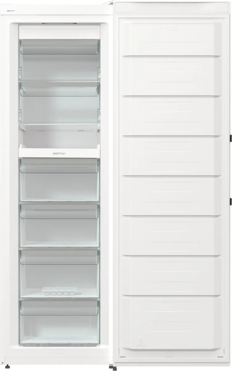 Морозильная камера Gorenje 280л вертикальная No Frost с инвертором для хранения продуктов.