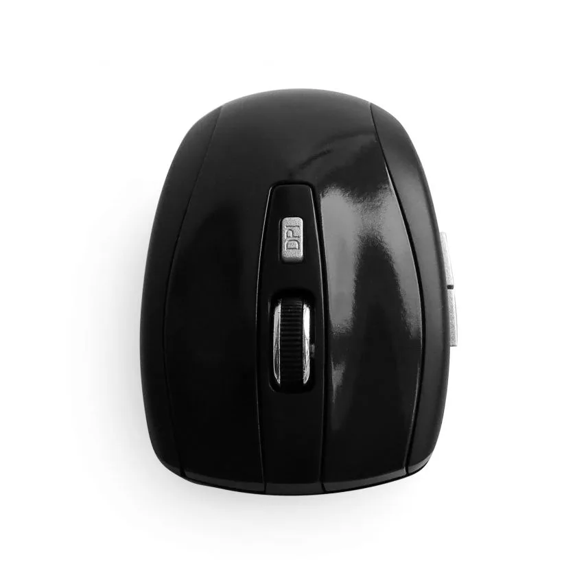 Мишка бездротова USB 5 кнопок чорна